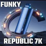 Funky Republic - (7000 Puffs)R$75,00