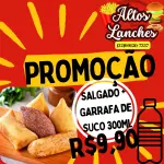 Salgado + suco 300 ml