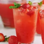 Jugo de fresa