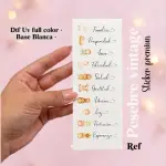 Sticker dtf uv x10 pesebre vintage