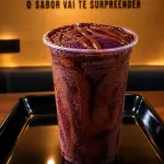 Milk-shake Açaí com creme de avelã