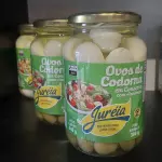 OVOS DE CODORNA EM CON COM AZEITONA