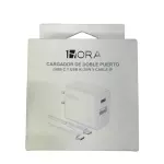 Clave: GAR163 Cargador IP 1TC 1USB
