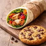 Wrap + dessert
