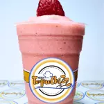 Frappé frutilla con leche