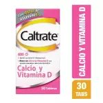 CALTRATE D 600 MG 400UI 30 TBS