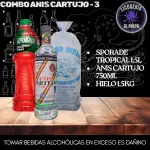 Anís cartujo+sporade+hielo