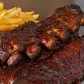 Costillas  8 pzas con papas