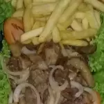 Filé com fritas
