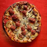 Berenjena + Albóndigas: ROJA
