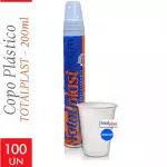 Copo desc. Totalplast 200ml c/100un