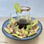MicheBiche servido con 1 michelada