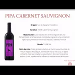 Vino tinto Pipa Cabernet Sauvignon