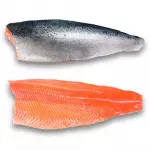 Salmon Fillet with Skin, Boneless,
