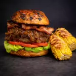 combo bbq BLACK
