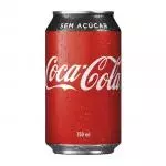 Coca cola sem açúcar 350 ml