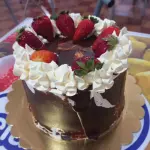 Torta de frutilla porción