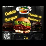 COSTELA BURGUER BARBECUE OU CHEDDAR
