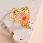Anillo encapsulado naranja