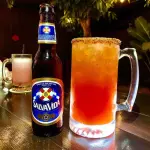 Michelada con Cerveza Nacional