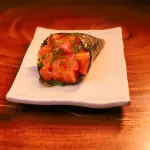 Temaki Salmão em Cubos