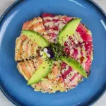 Sushi Pizza Atún y Salmón