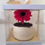 Mini bolo Vaso de Flor