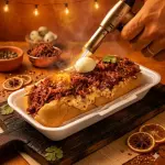 DOG Charque e Queijo no Maçaricado