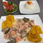 FTE. TRUCHA EN SALSA DE MARISCOS