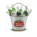 Balde com 5 stella long neck
