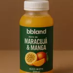 Suco de maracujá e manga