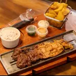 Pincho Mixto Con Vegetales