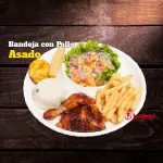 BANDEJA CON POLLO ASADO