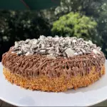 Mostachón de oreos blancas