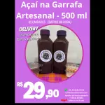 02 unidades do Açaí na Garrafa