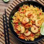 Manchurian Prawn Fried Rice