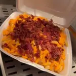 Fritas Grande com cheddar e bacon