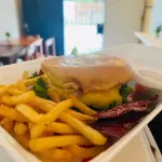 Hamburguesa tres queso