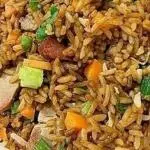 Arroz pollo y carne personal