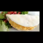 Tapioca de Ovo e Queijo com Orégano