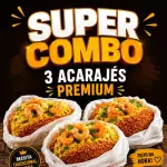 3 Acarajés premium