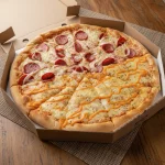 Pizza de dois sabores (meio a meio)