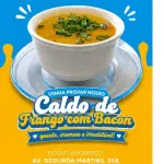 Caldo de Mandioca com frango