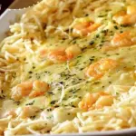 Arroz cremoso com camarão