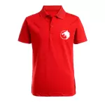 Pullover Dry Fit Rojo con cuello
