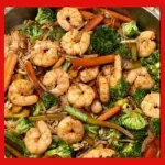 Chow suey camarones