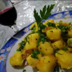 Nhoque de mandioquinha