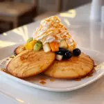 PANQUECA FRUTAS FRESCAS MEL CHANTILY