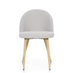 Silla Tapizada Sybil SM Gris claro