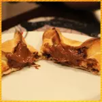 Esfiha fechada de Nutella